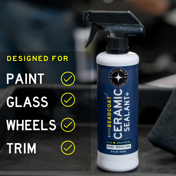 Designed for paint, glass, wheels, trim