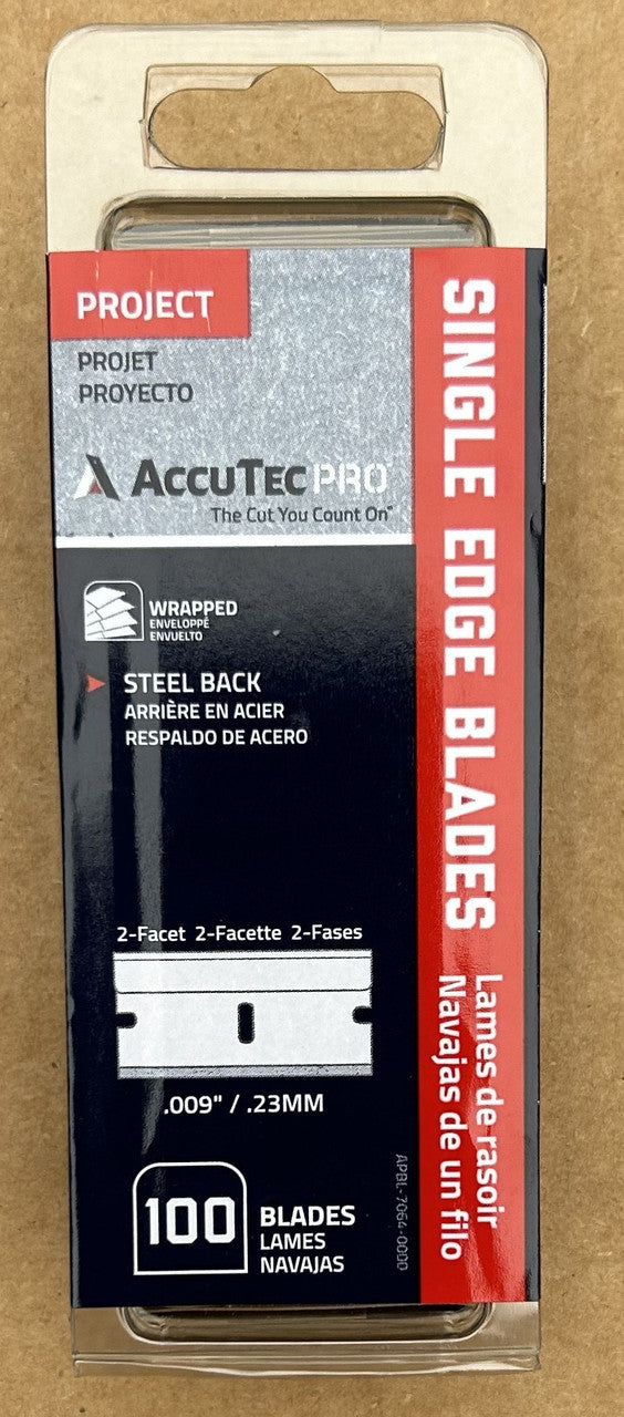 Metal Razor Blades 100pk