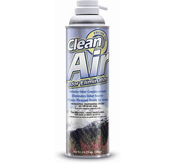 Hi-Tech Clean Air 20oz odor Eliminator contains odor counteractants to eliminate odor source and release a pleasant Fresh Air aroma.