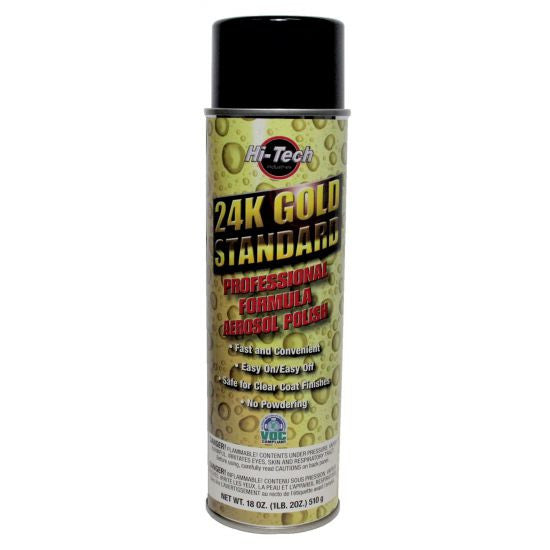 Hi-Tech 24K Gold Standard VOC - Premium Aerosol Cleaner Wax