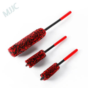 MJJC Microfiber Wheel Spoke Brushes 3pack