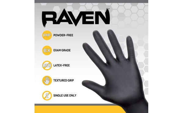 Raven Nitrile Gloves box