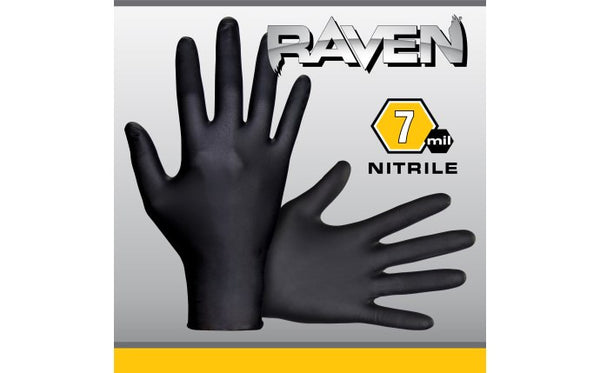 Raven Nitrile Gloves box