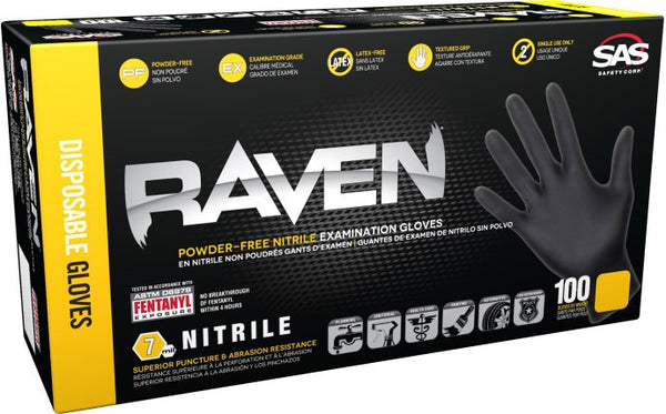 Raven Nitrile Gloves box