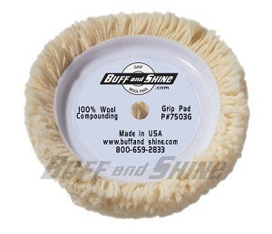 BS-7503G Wool Hook & Loop Compounding Pad