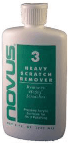 Novus Plastic Polish #3 Heavy Scratch Remover