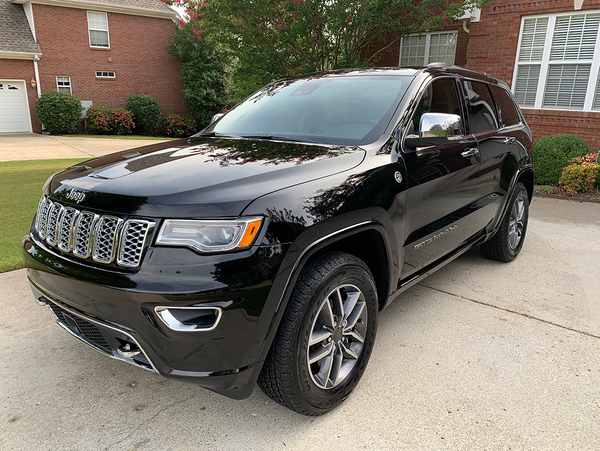 Jeep Grand Cherokee with Reli Yellow Butter Wax applied